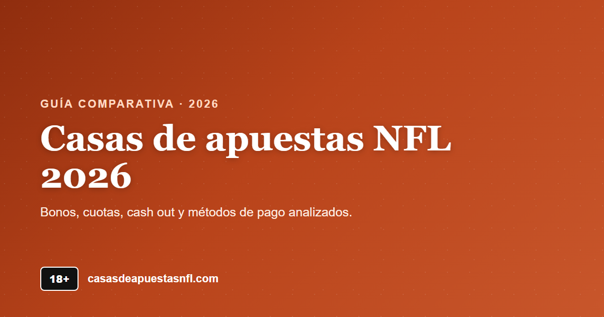 Casas de apuestas NFL