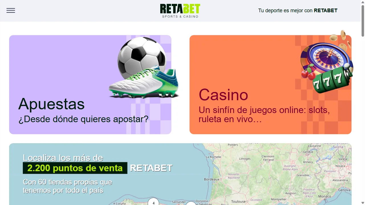 Captura 1 de Retabet